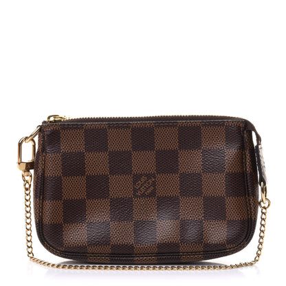 Louis Vuitton Damier Ebene Mini Pochette Accessories 1 of 11