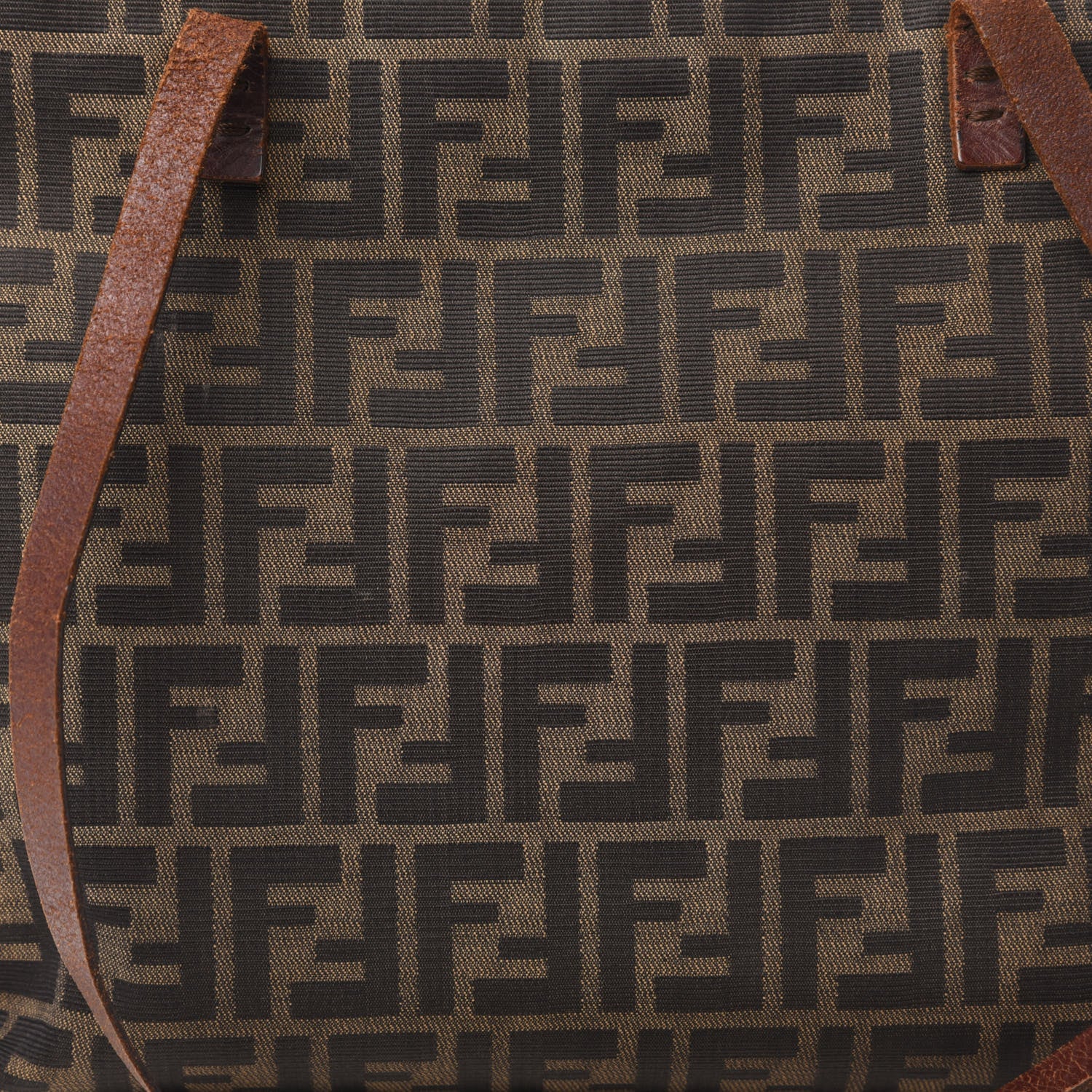 Fendi Zucca Small Tote Tobacco 9 of 9