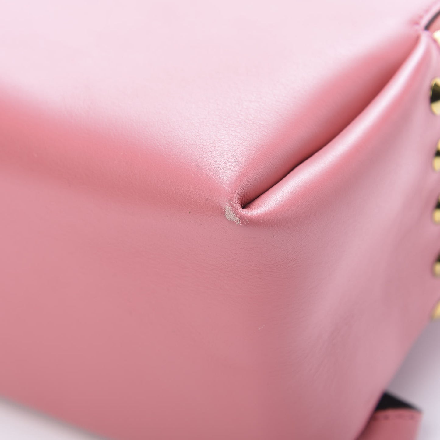 Calfskin Mini Duchess Polke Studs Backpack Pink