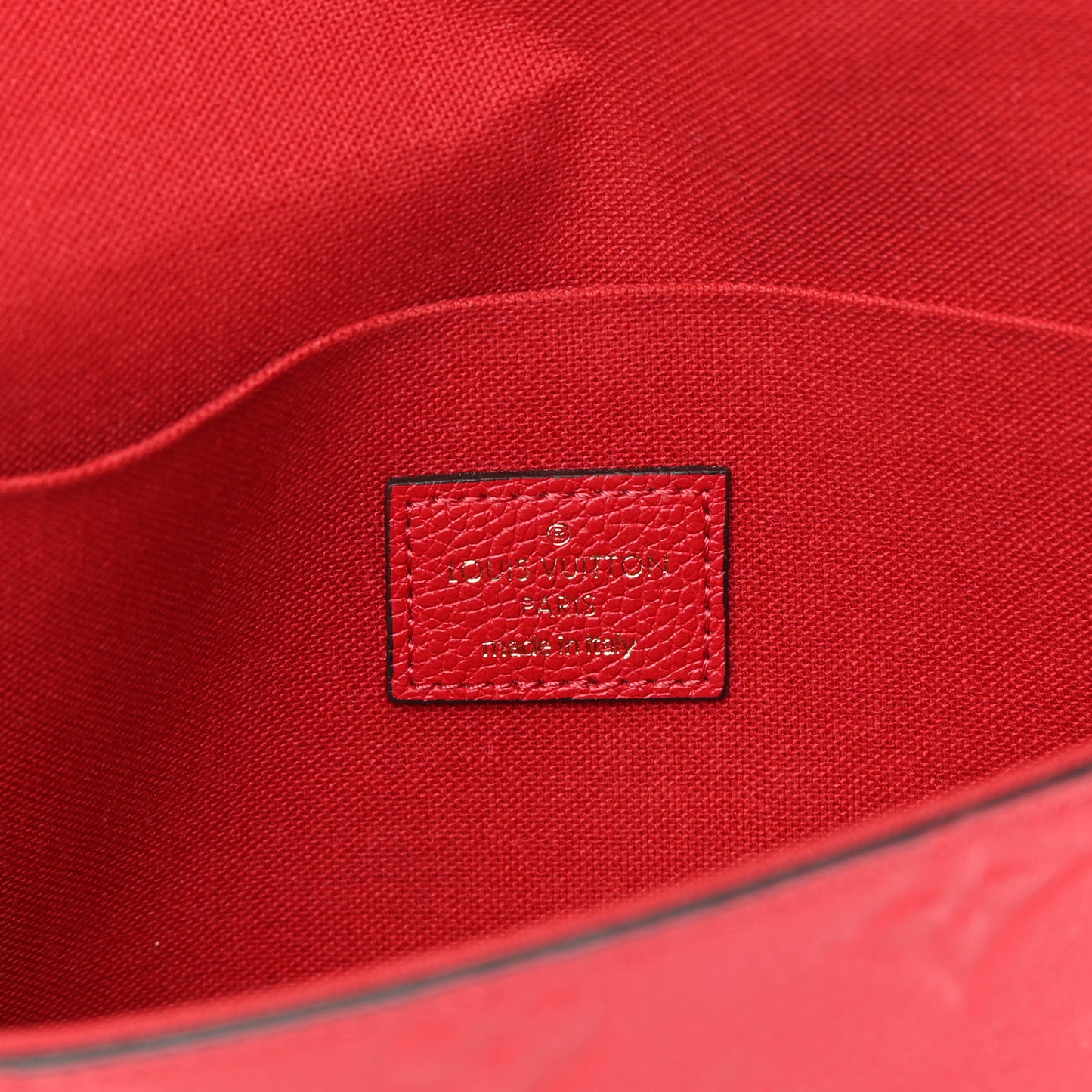 Empreinte Pochette Felicie Chain Wallet Scarlet