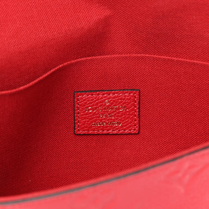 Louis Vuitton Empreinte Pochette Felicie Chain Wallet Scarlet 6 of 12