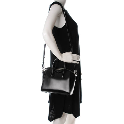 Givenchy Shiny Lord Calfskin Mini Antigona Black 2 of 7