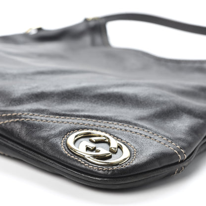 Gucci Calfskin Medium New Britt Hobo Black 6 of 9