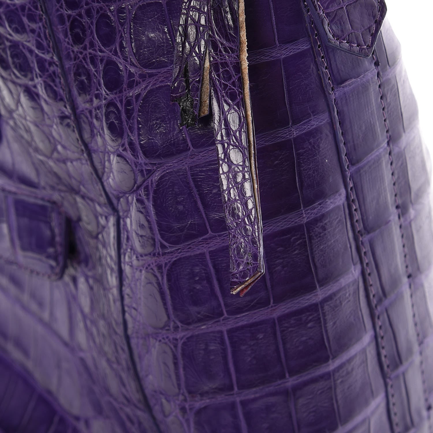 Nancy Gonzalez Crocodile Dome Satchel Purple 13 of 16