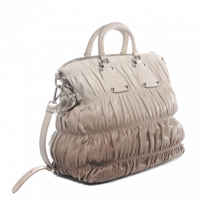 Prada Nappa Gaufre Tote White Sfumato 3 of 8