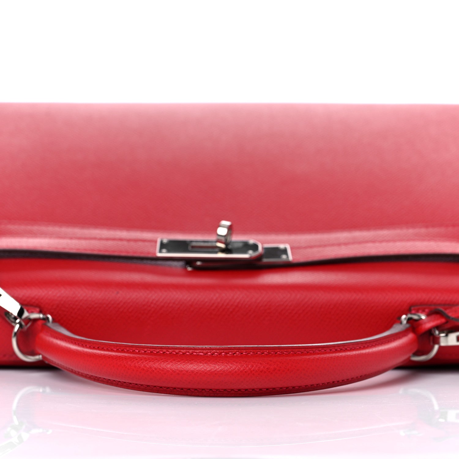 Hermes Epsom Kelly Sellier 32 Rouge Casaque 15 of 45