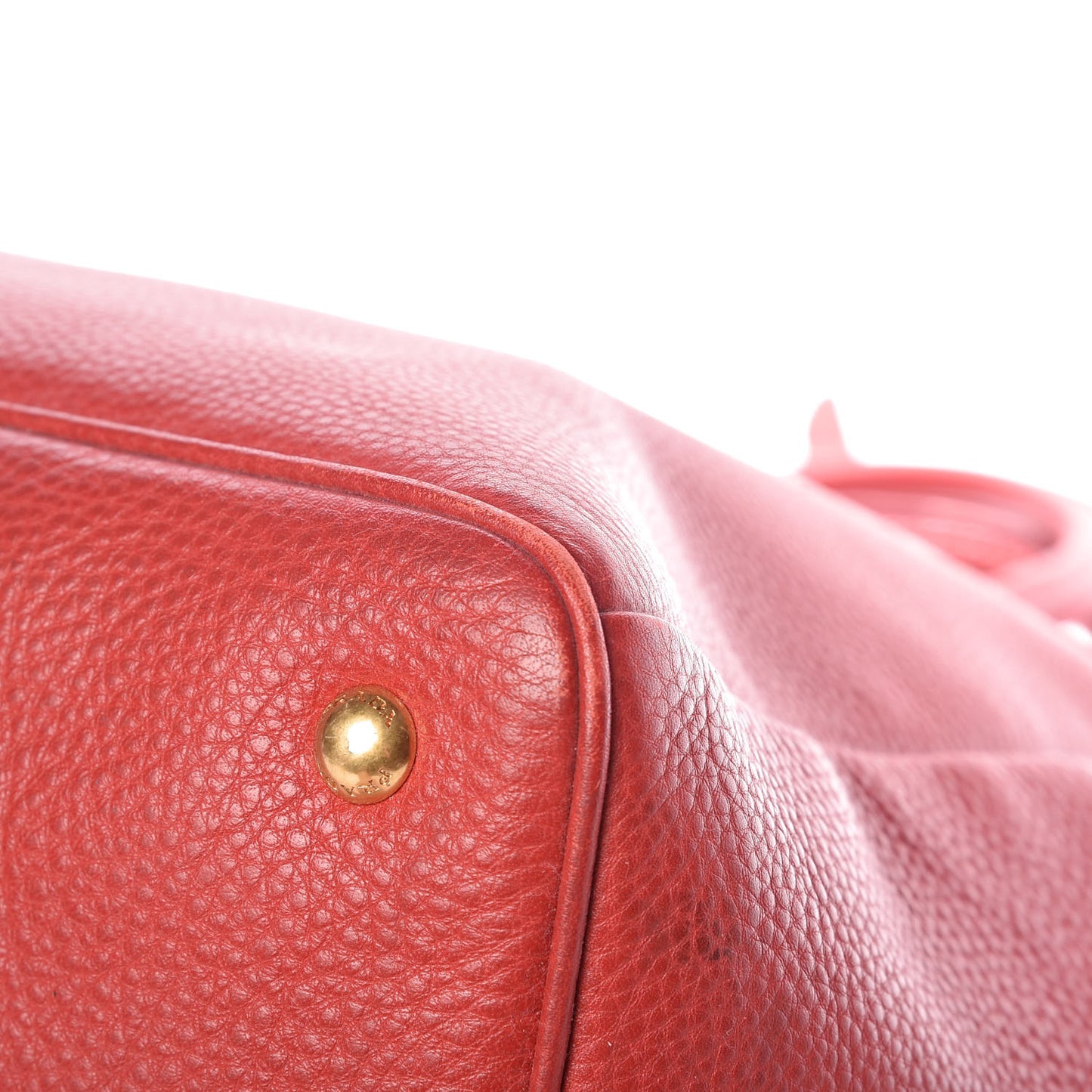 Vitello Daino Tote Rosso
