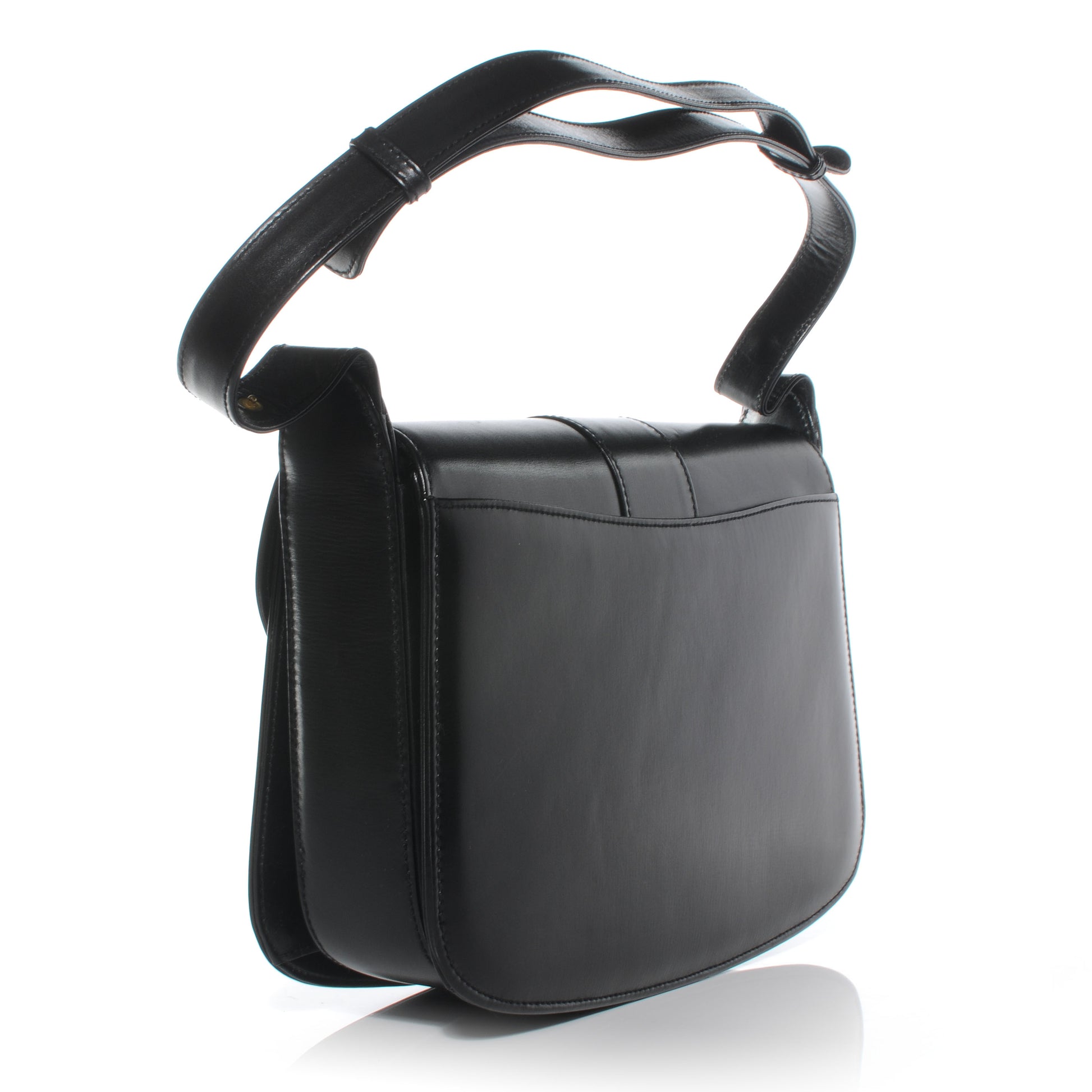 Gucci Leather Shoulder Bag Black 3 of 7