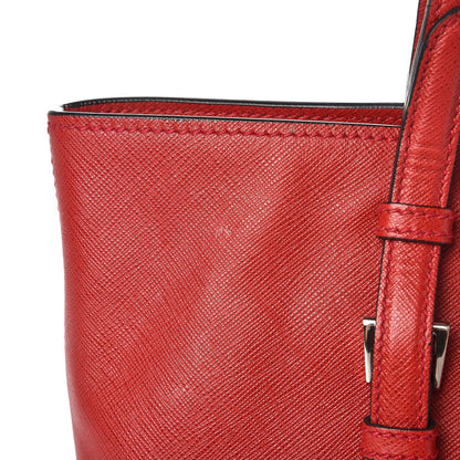 Prada Saffiano Soft Tote Fuoco 11 of 11