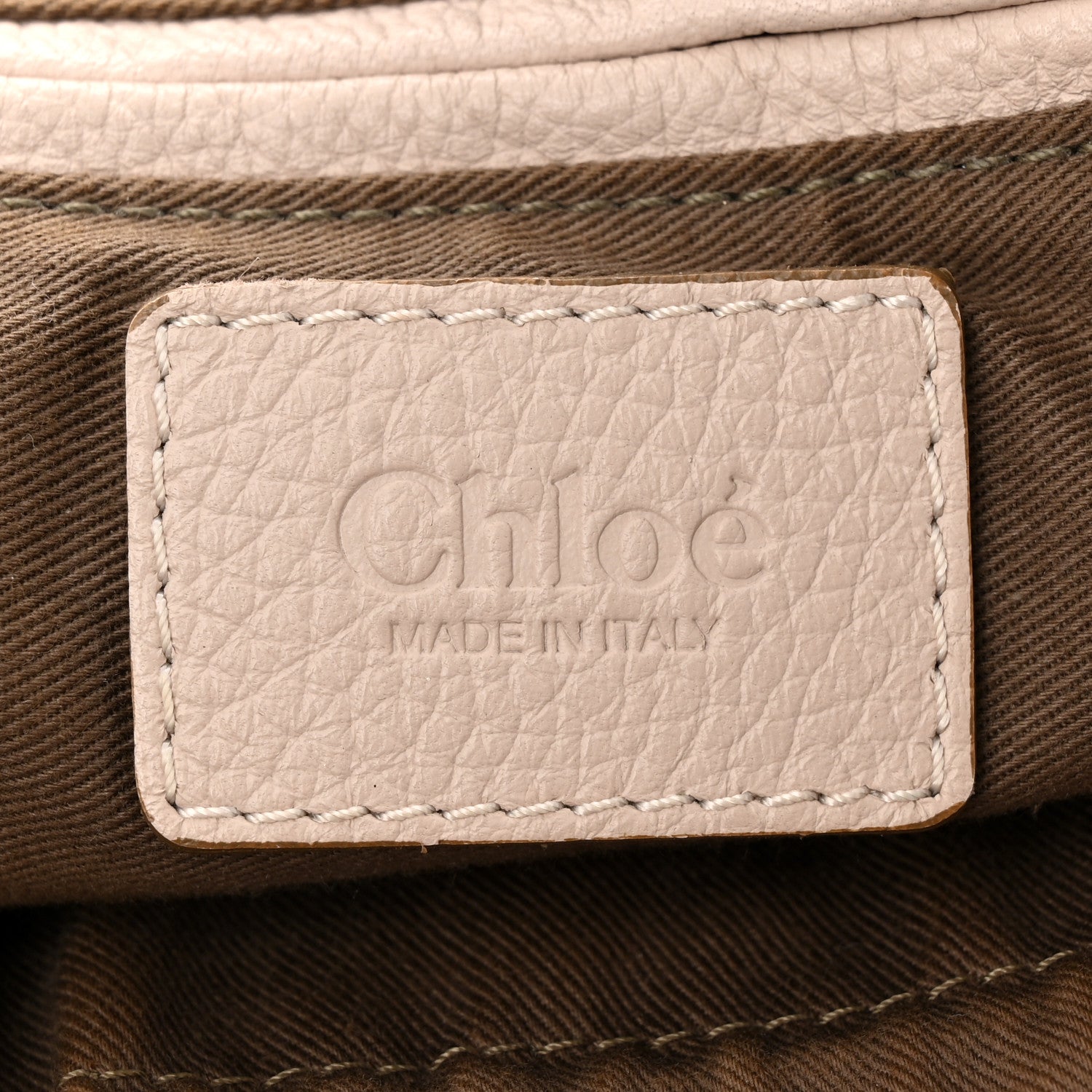 Chloe Calfskin Medium Marcie Satchel Abstract White 6 of 15