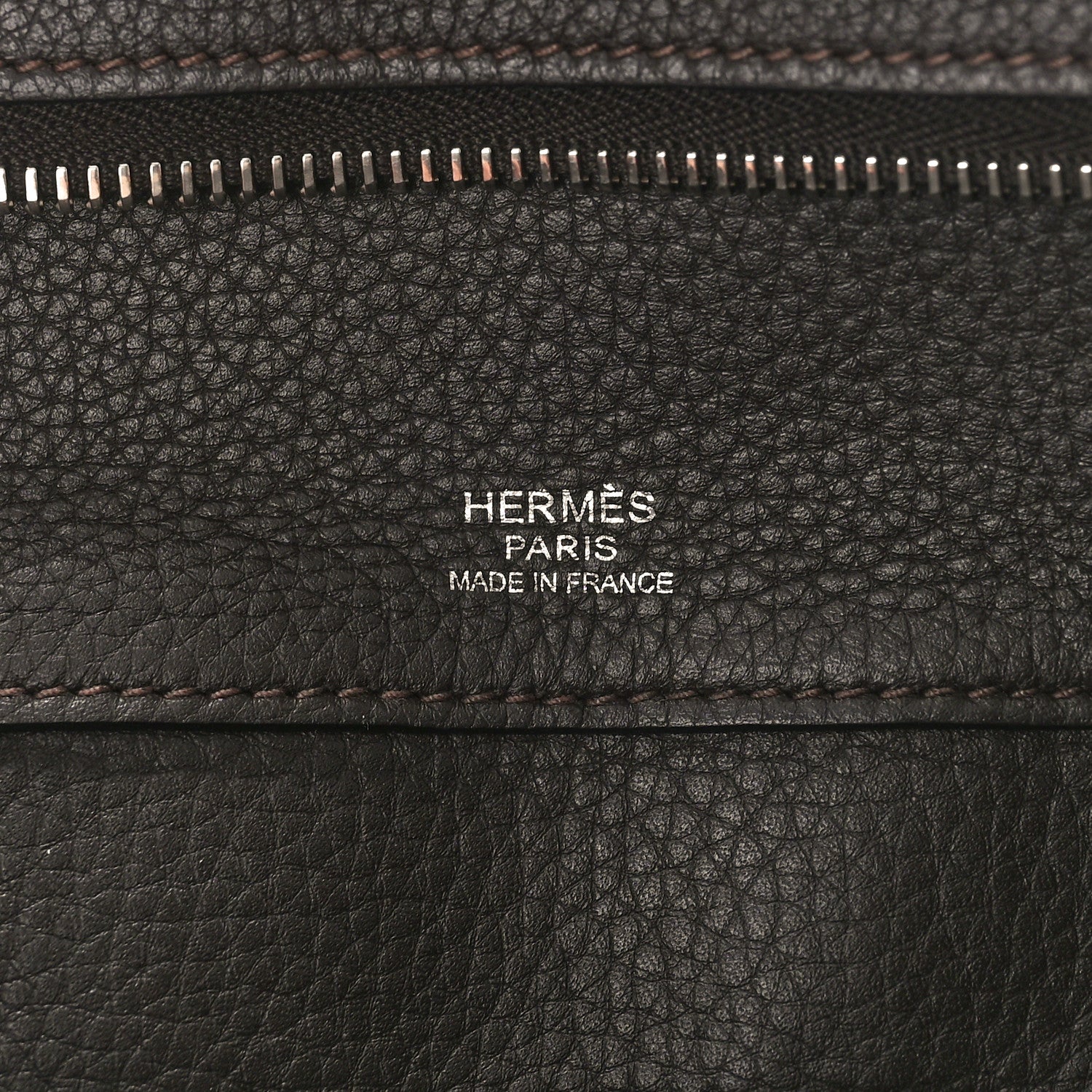 Hermes Taurillon Clemence Atlas 35 Chocolate 6 of 8