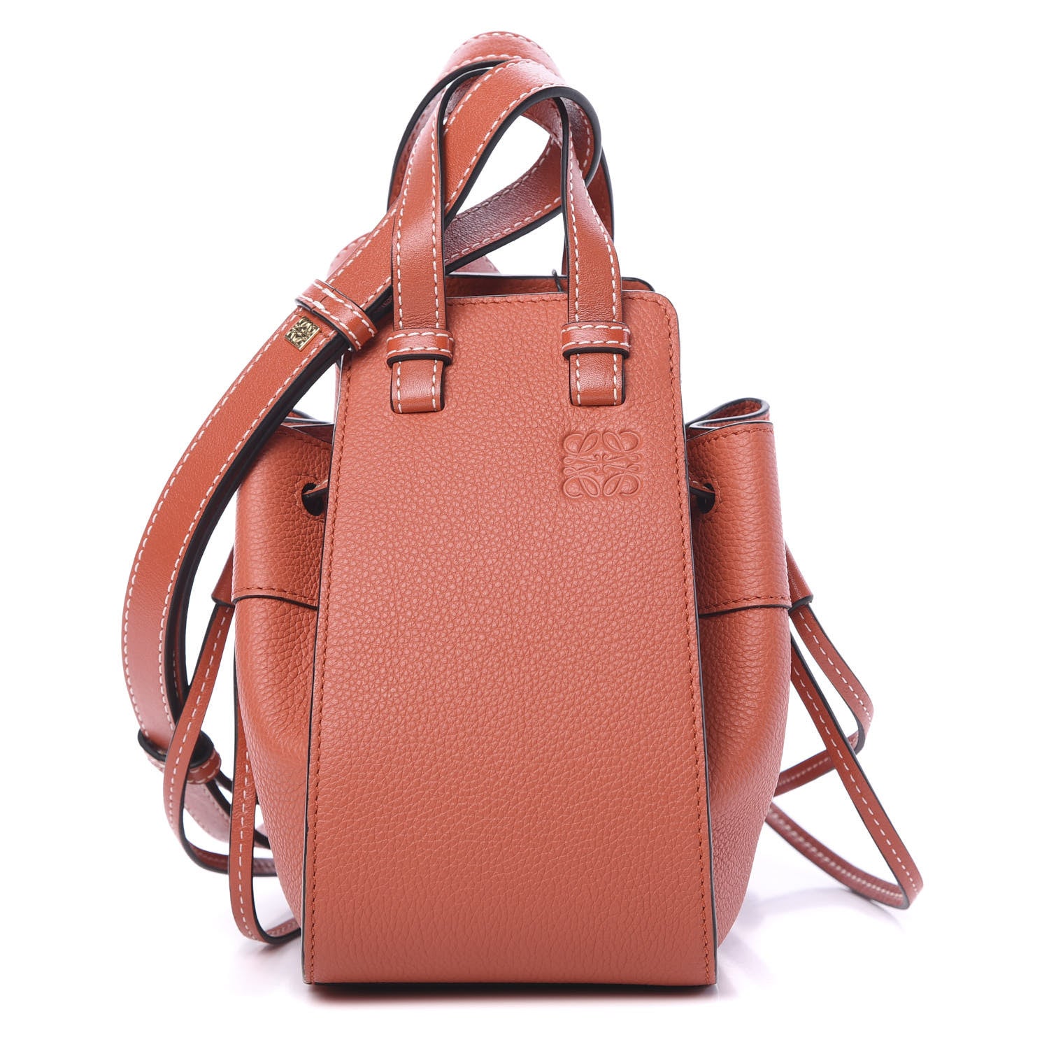 Loewe Calfskin Mini Hammock Shoulder Bag Coral 1 of 9