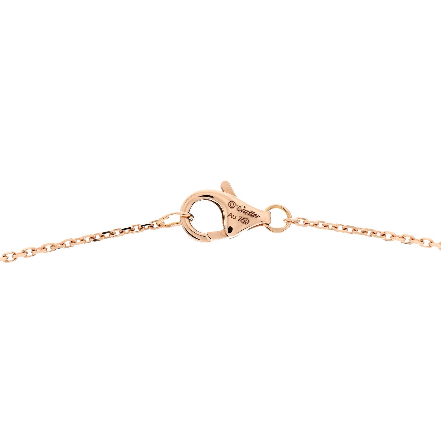 18K Pink Gold Tsavorite Black Lacquer Panthère De Cartier Pendant Necklace