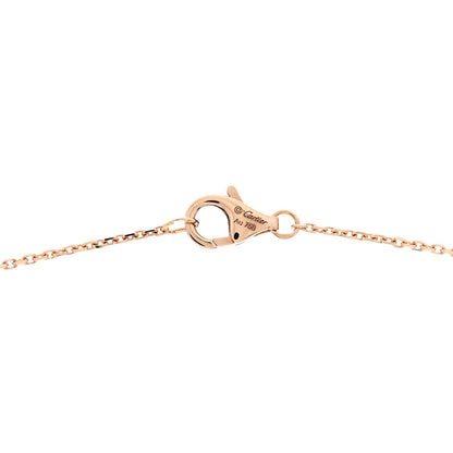 Cartier 18K Pink Gold Tsavorite Black Lacquer Panthère De Cartier Pendant Necklace 5 of 6