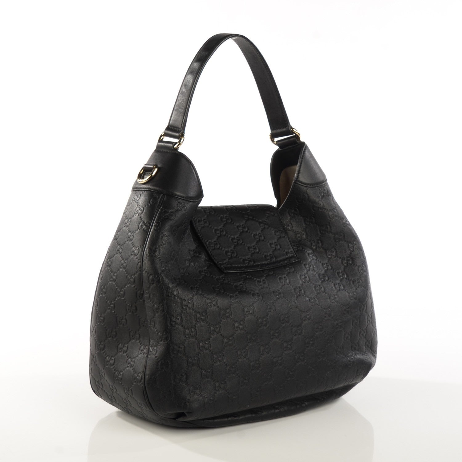 Gucci Guccissima Medium Emily Hobo Black 3 of 7