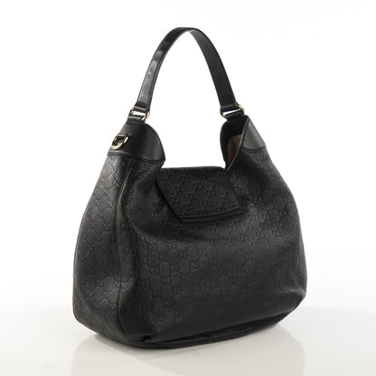 Gucci Guccissima Medium Emily Hobo Black 3 of 7