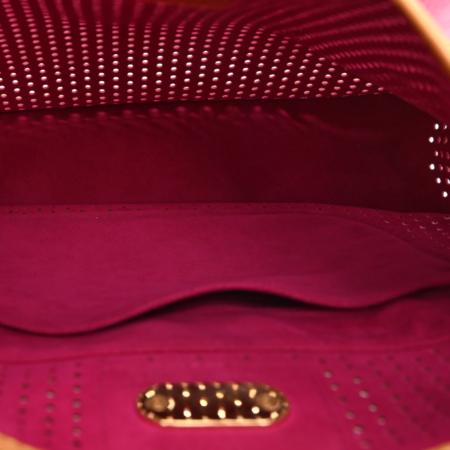 Louis Vuitton Monogram Perforated Musette Fuchsia 5 of 10