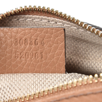 Gucci Pebbled Calfskin Small Soho Disco Bag Rose Beige 6 of 7