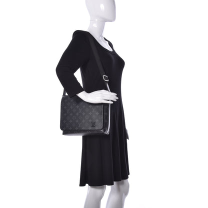 Louis Vuitton Monogram Eclipse District PM Black 2 of 13