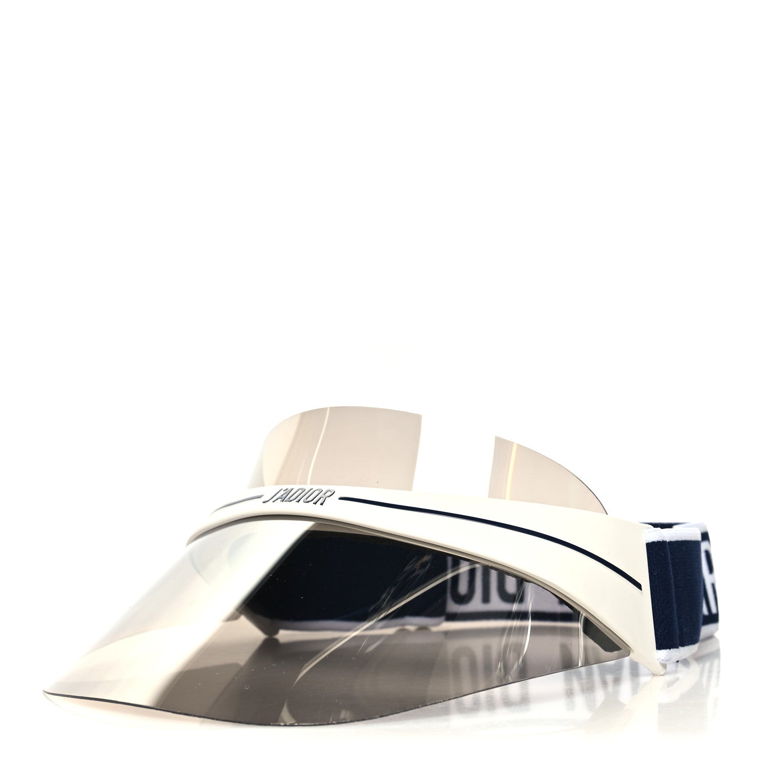 Christian Dior Mirrored DiorClub1 Sun Visor Silver 1 of 8