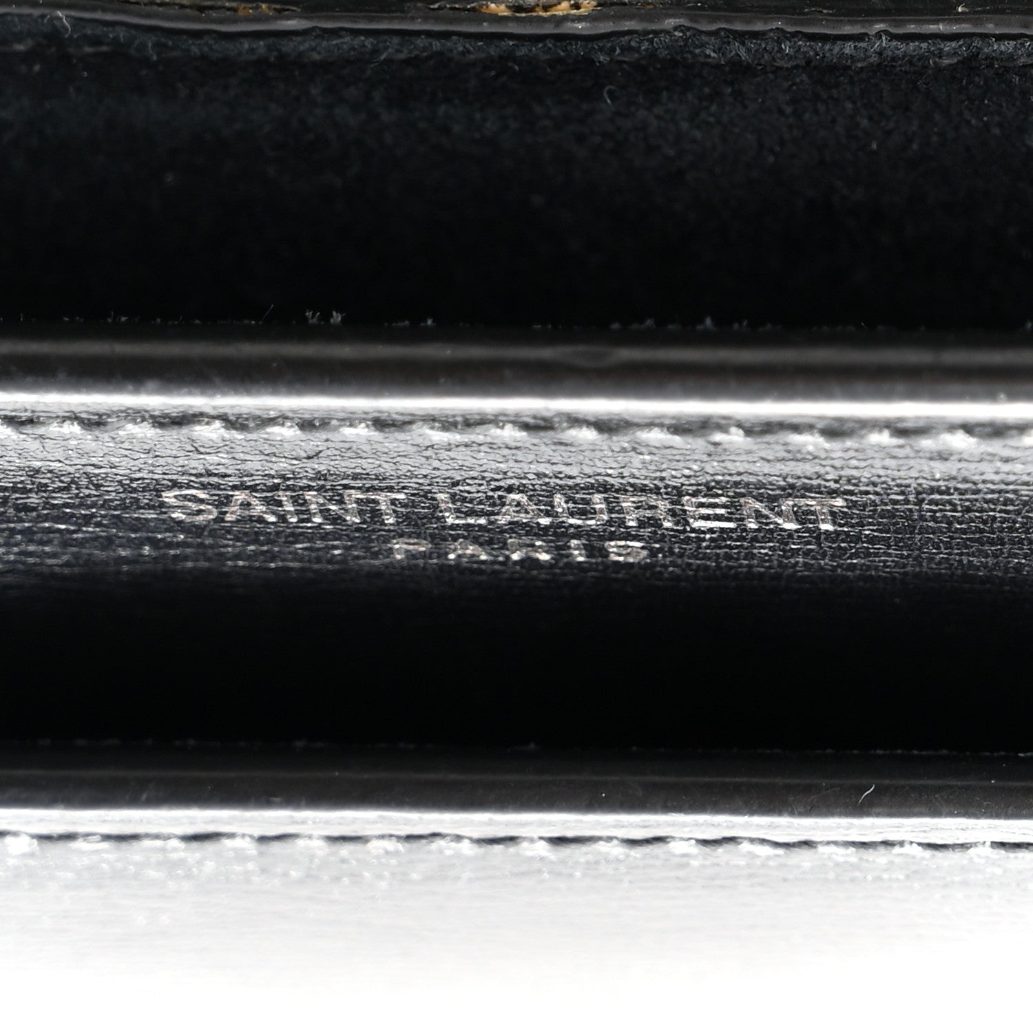 Saint Laurent Calfskin Medium Monogram Monochrome Sunset Black 11 of 12