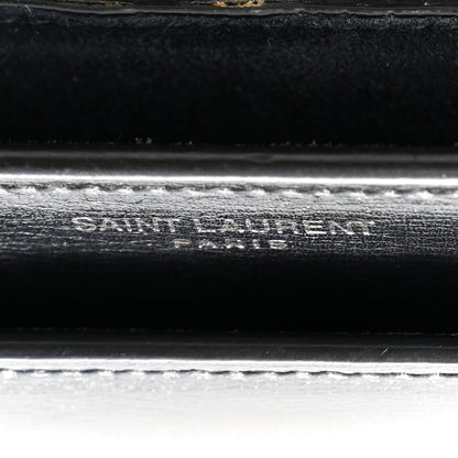 Saint Laurent Calfskin Medium Monogram Monochrome Sunset Black 11 of 12