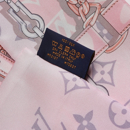 Louis Vuitton Silk Monogram Confidential Bandeau Light Pink 4 of 4