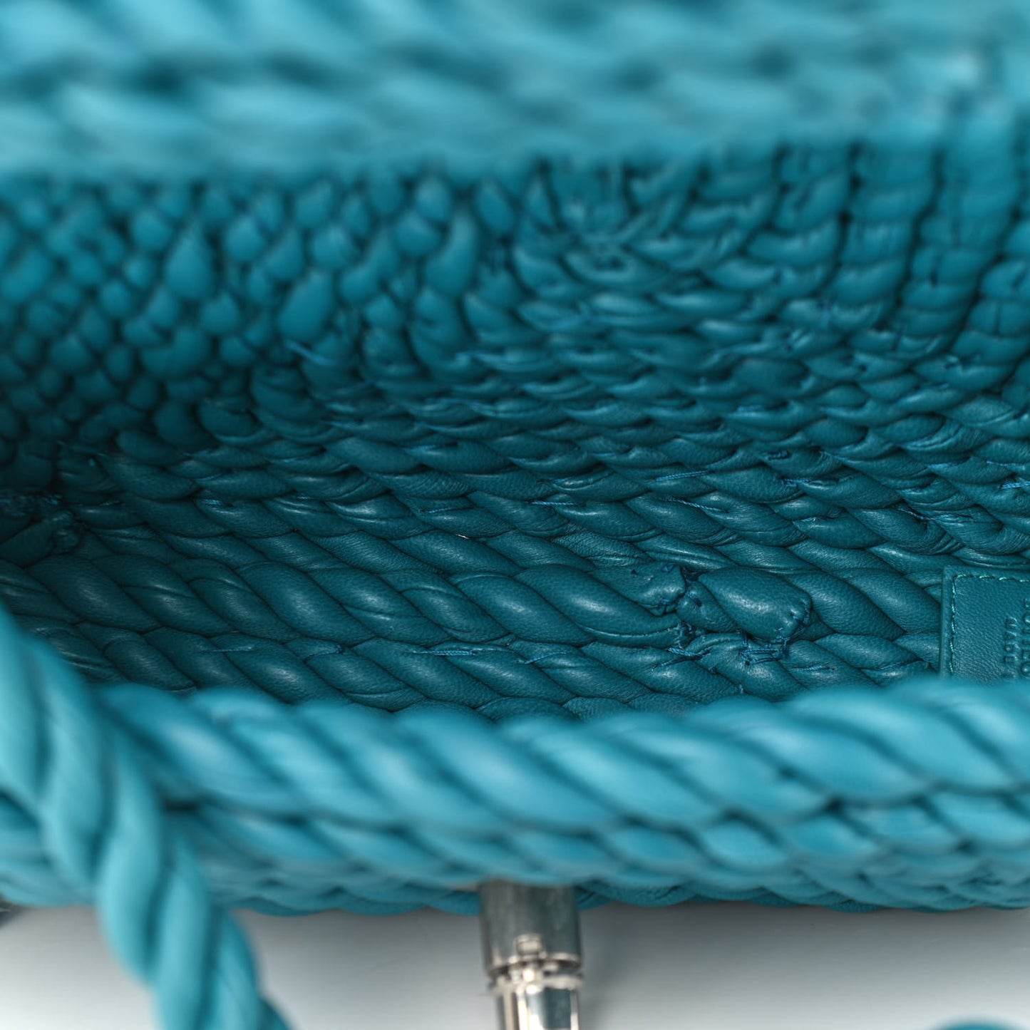 Lambskin Torchon Tasseled Twisted Shoulder Bag Blaster