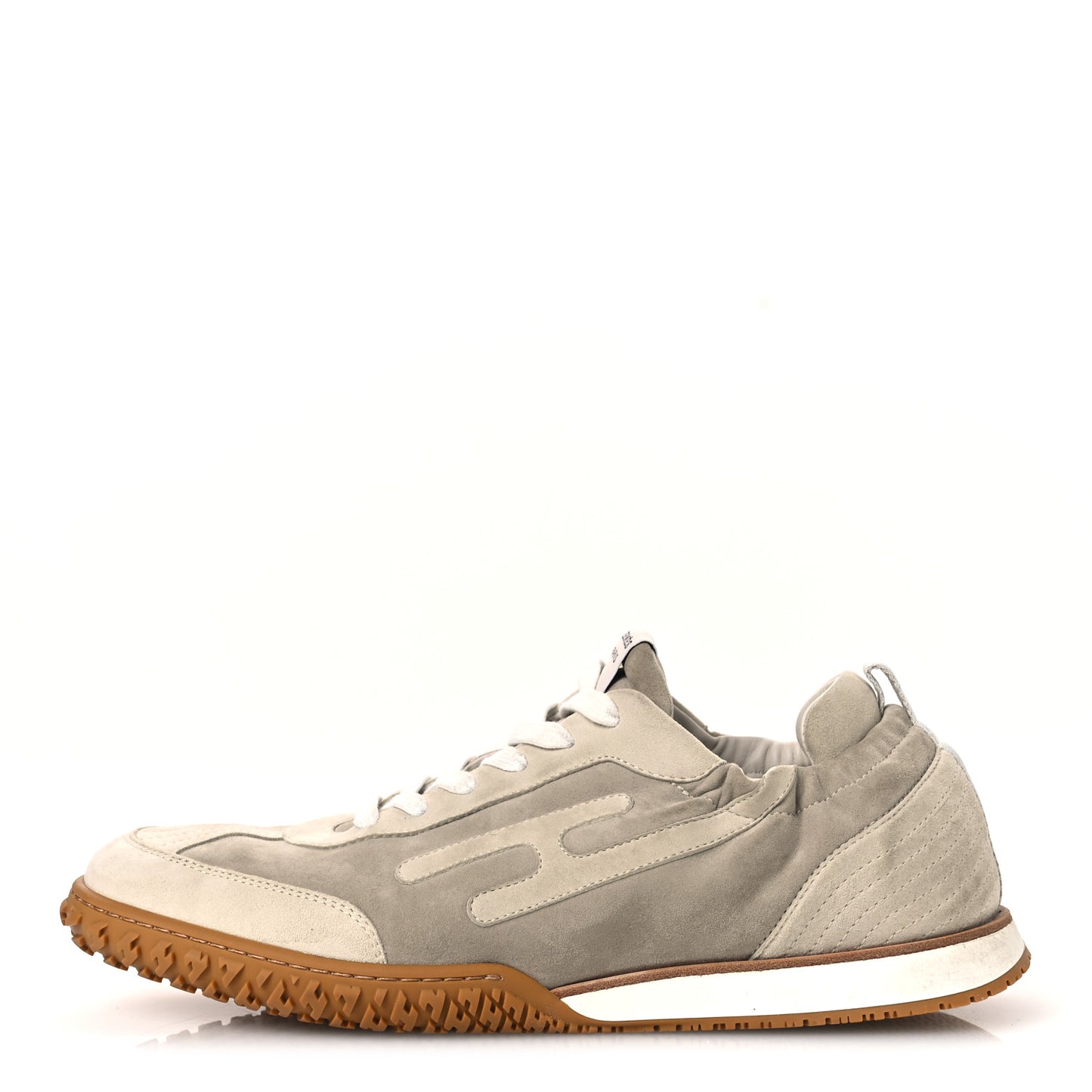 Suede Goatskin Mens Jet Sneakers 43 Beige Esquisse Glaise