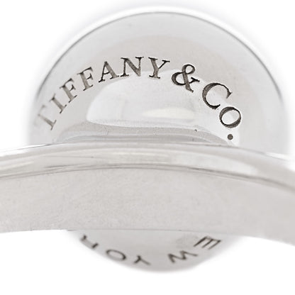 Tiffany Sterling Silver 8mm Hardwear Ball Ring 47 4.25 4 of 5