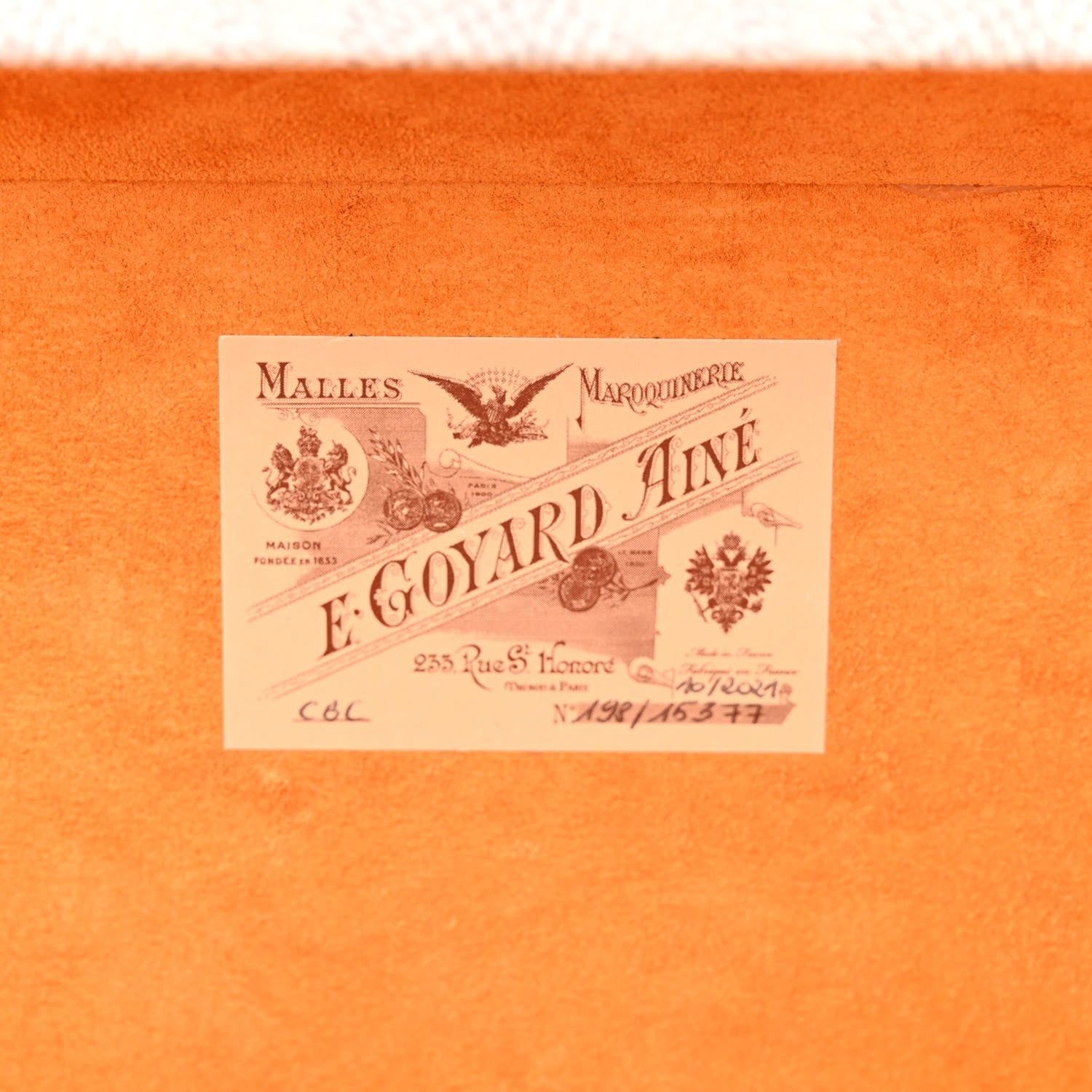 Goyard Goyardine Grand Hotel Trunk White 6 of 10