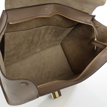 Celine Natural Calfskin Medium Trapeze Taupe 5 of 8