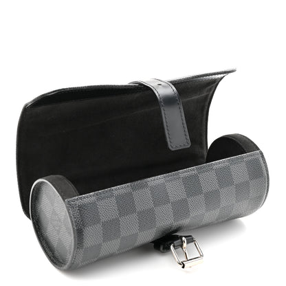 Louis Vuitton Damier Graphite 3 Watch Travel Case 6 of 7