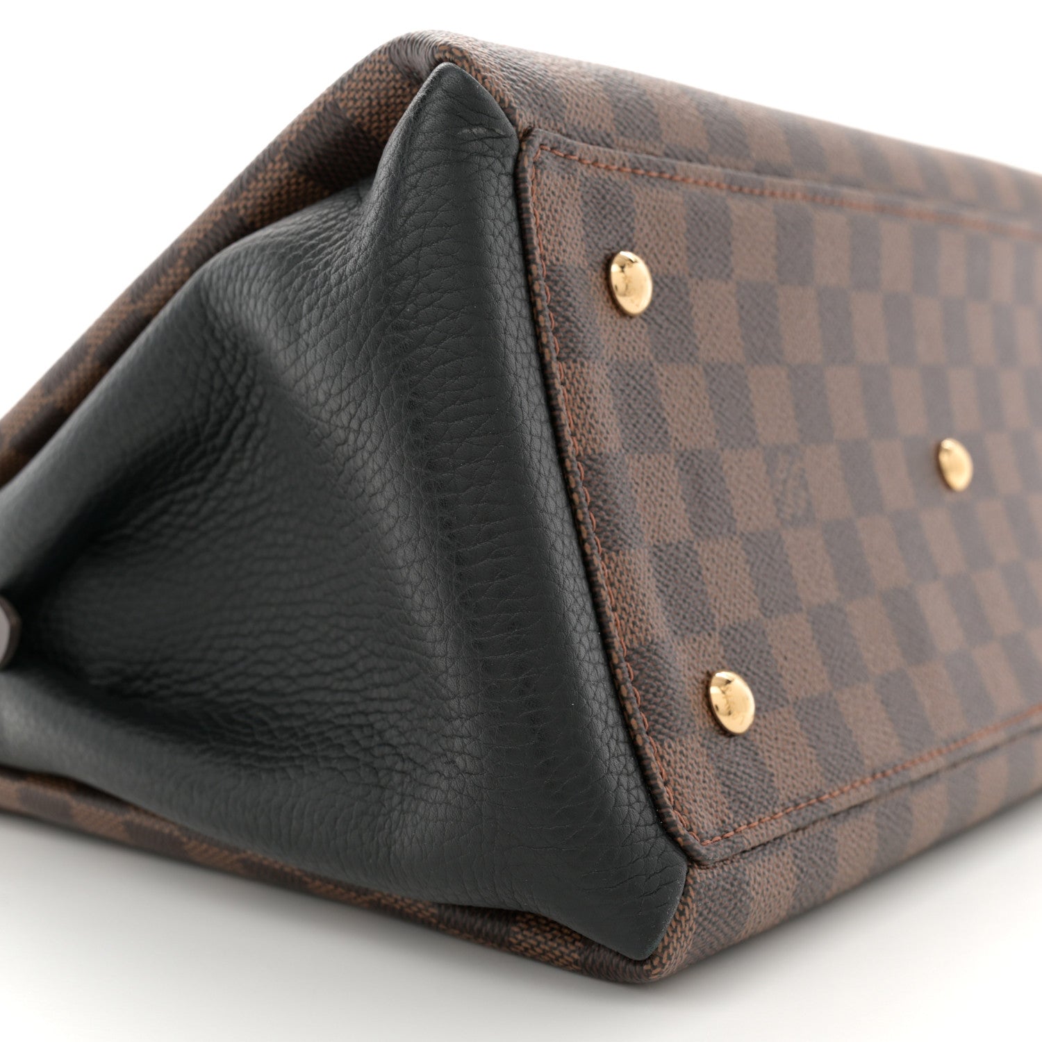 Louis Vuitton Cuir Taurillon Damier Ebene Normandy Black 9 of 13