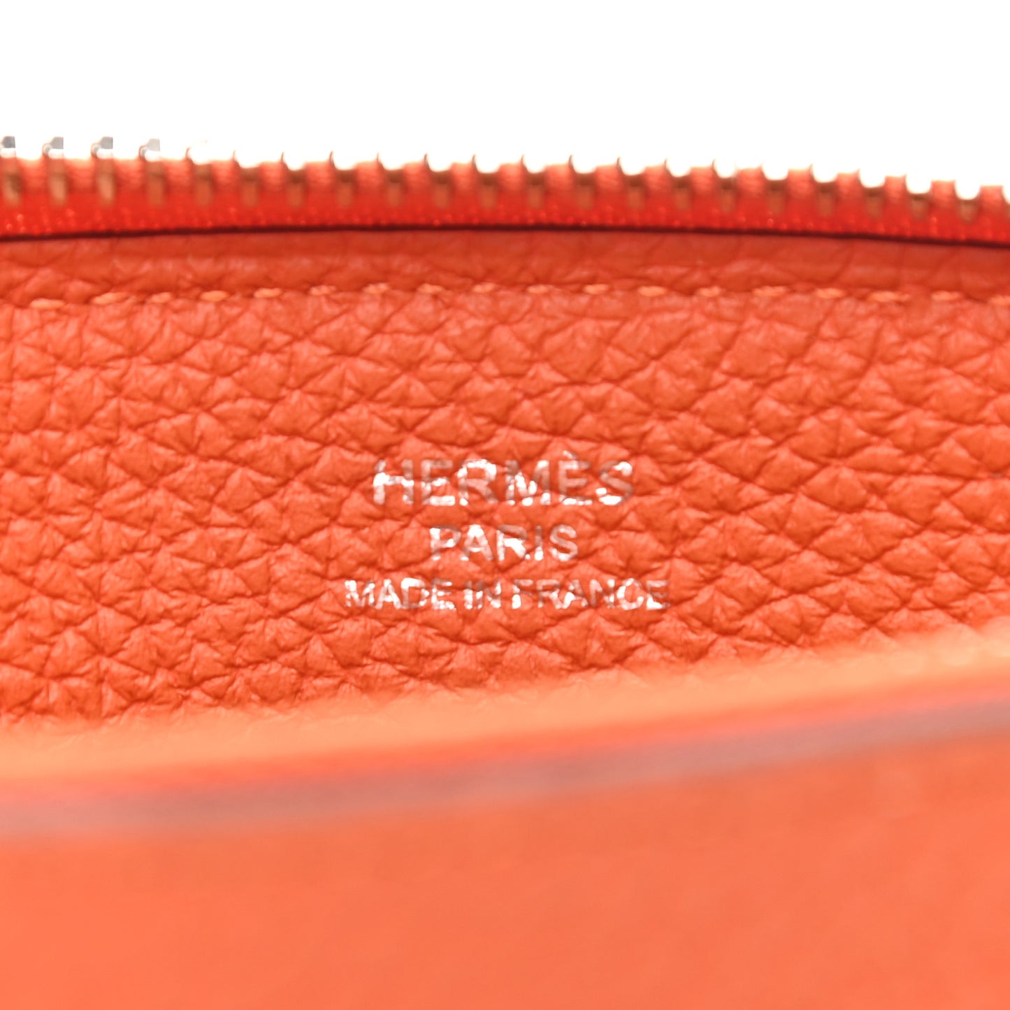 Togo Mini Bazar Pouch Orange Poppy
