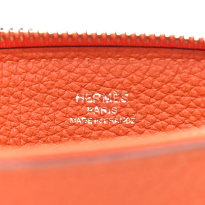Hermes Togo Mini Bazar Pouch Orange Poppy 6 of 8