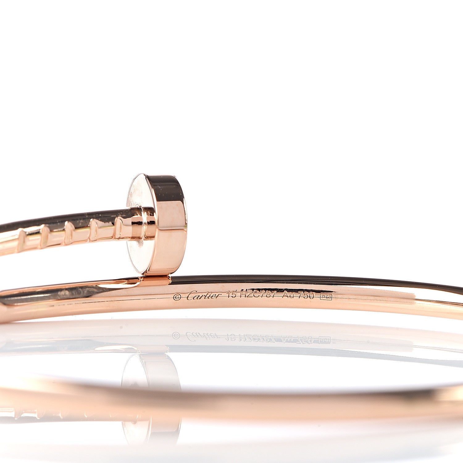Cartier 18K Pink Gold Small Juste Un Clou Bracelet 15 4 of 5