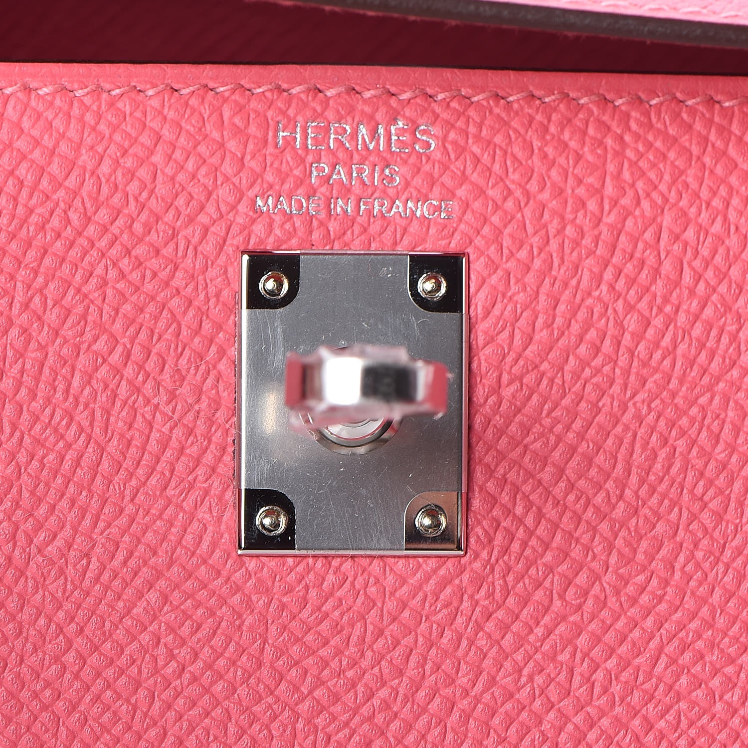 Hermes Epsom Kelly Sellier 25 Rose Lipstick 24 of 34