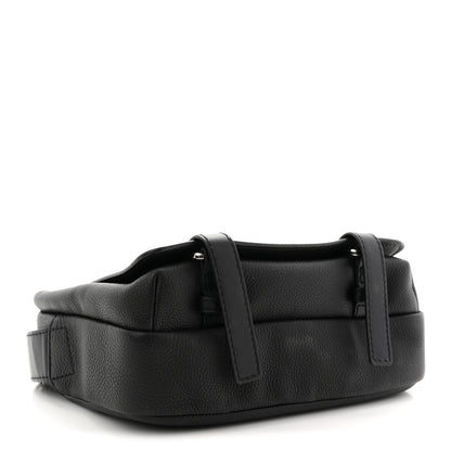 Loewe Soft Grained Calfskin XS Military Messenger Bag Black 4 of 11