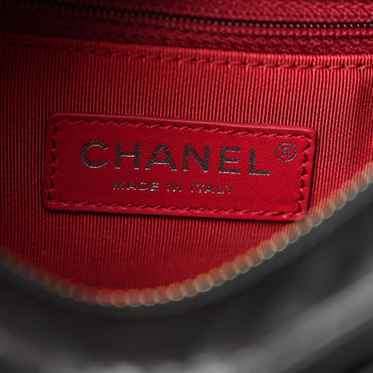 Chanel Aged Calfskin Quilted Small Gabrielle Hobo Black 6 of 9