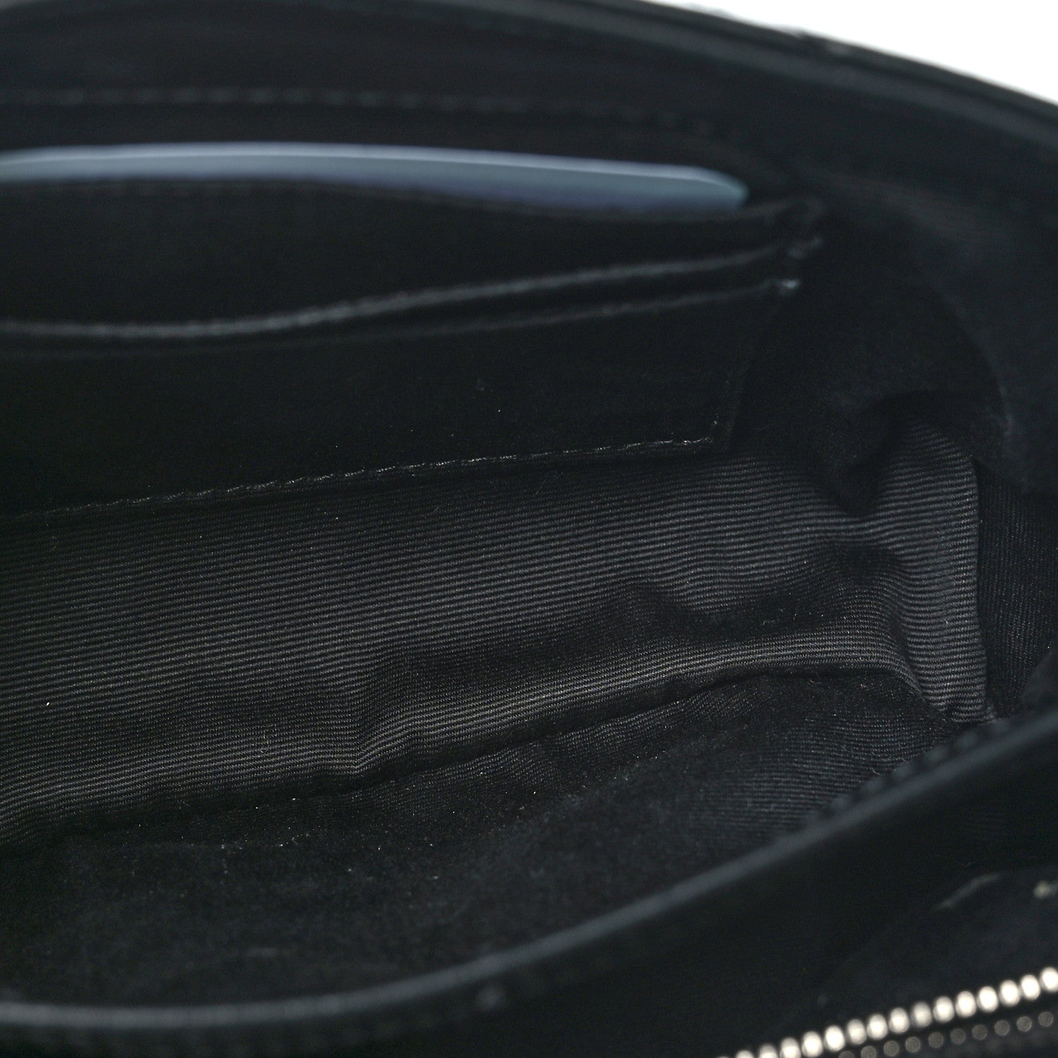 Saint Laurent Calfskin Y Quilted Monogram Toy Loulou Crossbody Bag Black 5 of 10