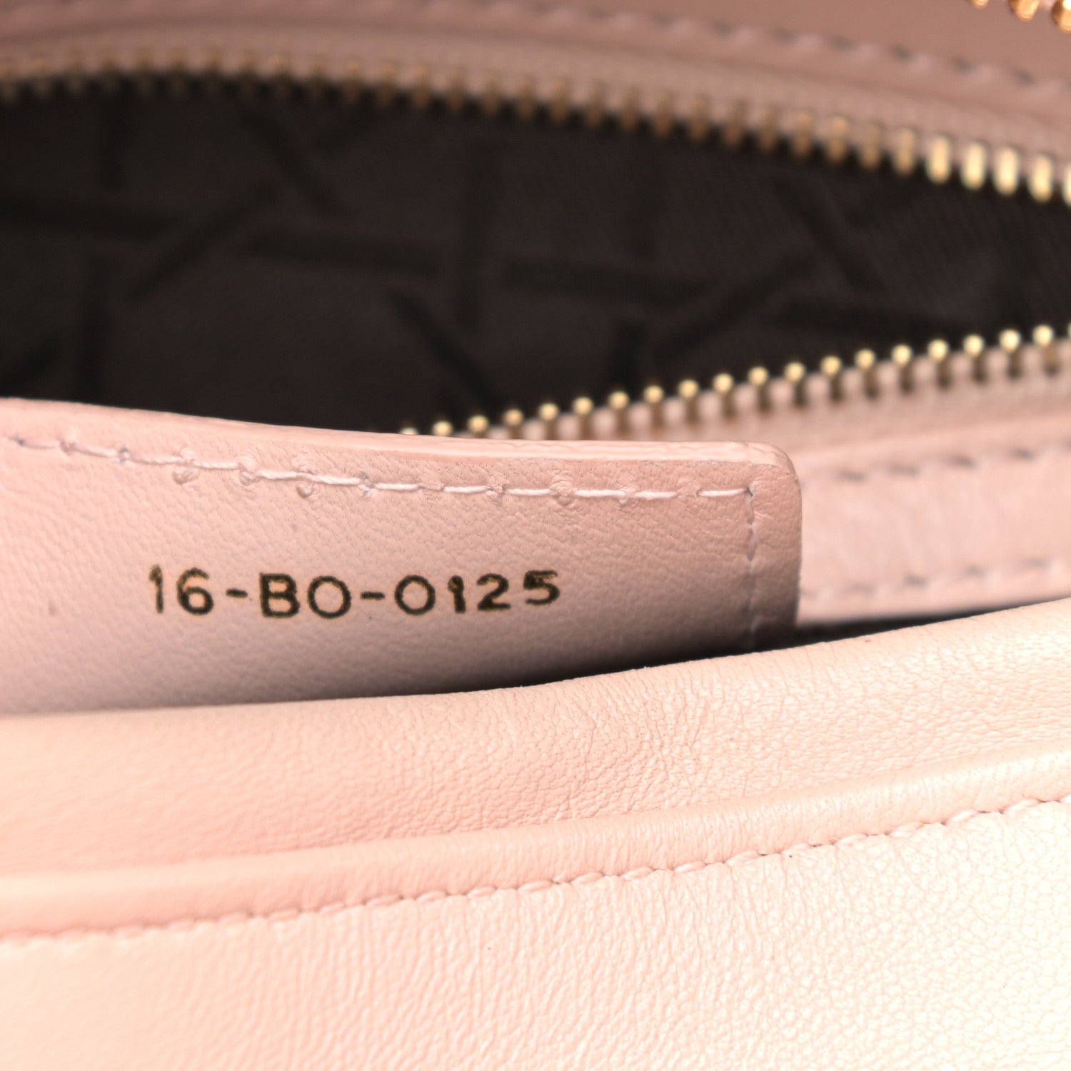 Christian Dior Lambskin Cannage Medium Lady Dior Light Pink 6 of 9