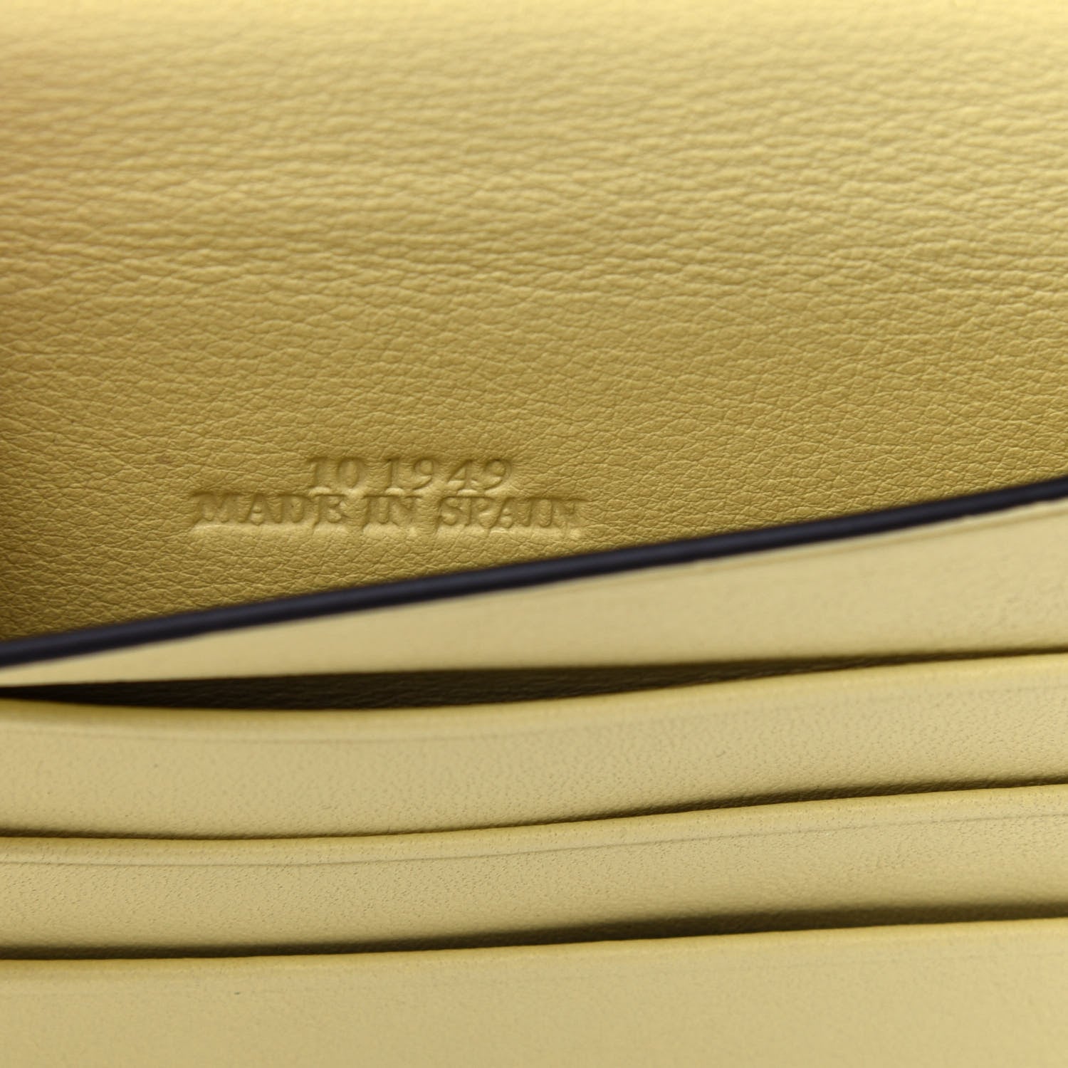 Loewe Soft Calfskin Small Heel Bag Pale Lime 7 of 11