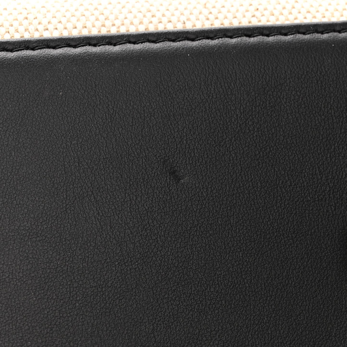 Canvas Calfskin Monogram On My Side MM Black