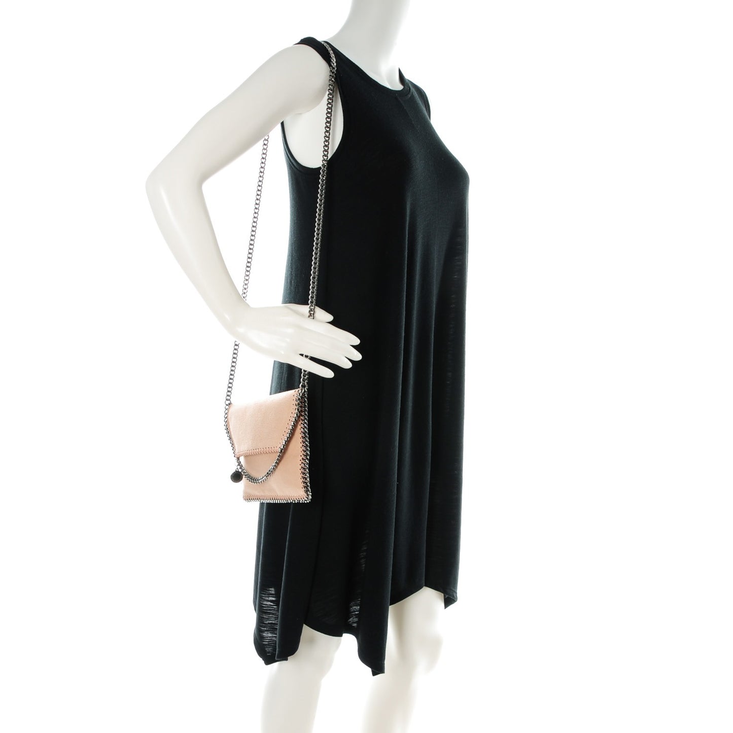 Shaggy Deer Falabella Mini Crossbody Bag Powder