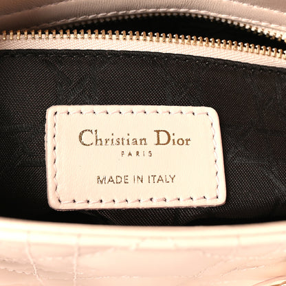 Christian Dior Lambskin Cannage Small My ABCDior Lady Dior Light Pink 6 of 9