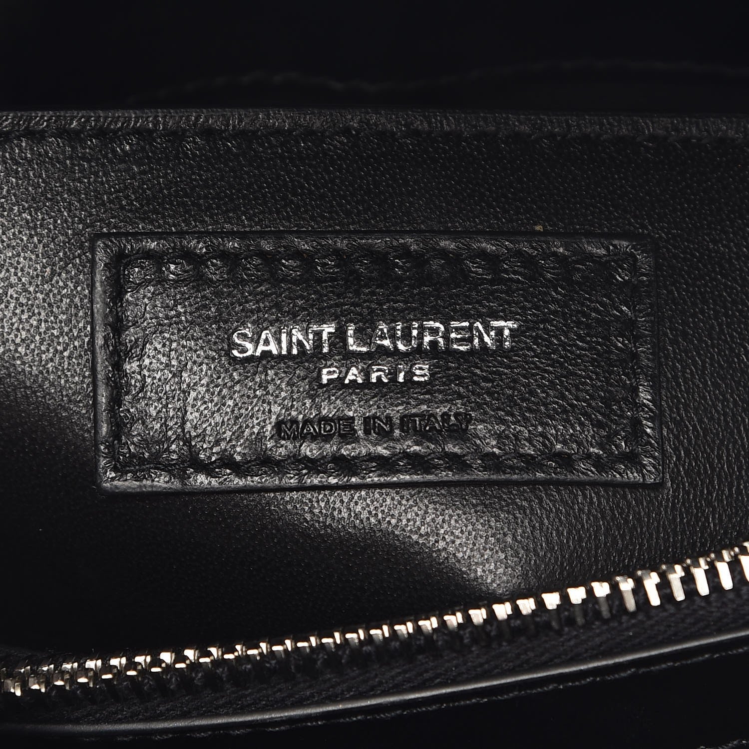 Saint Laurent Calfskin Y Quilted Monogram Small Loulou Chain Satchel Black 7 of 8