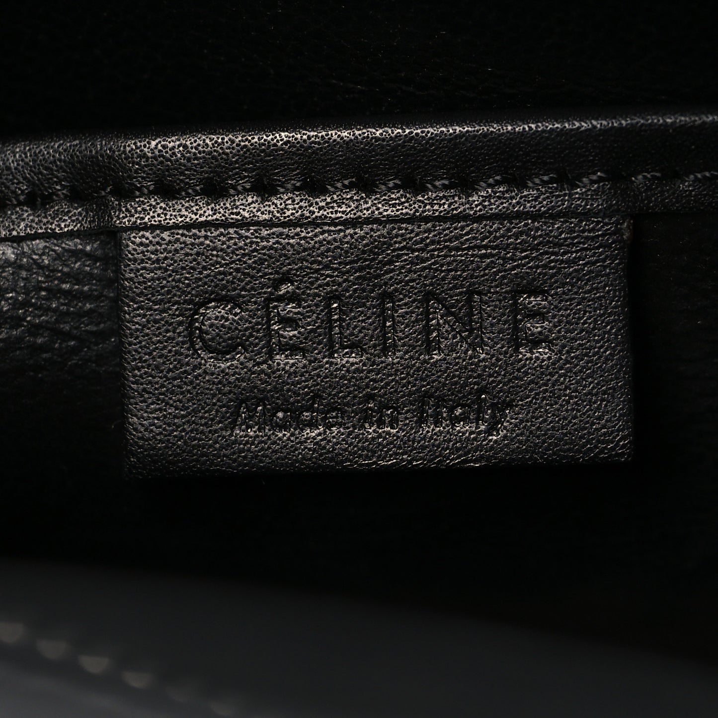 Baby Grained Calfskin Nubuck Tri-color Nano Luggage Anthracite