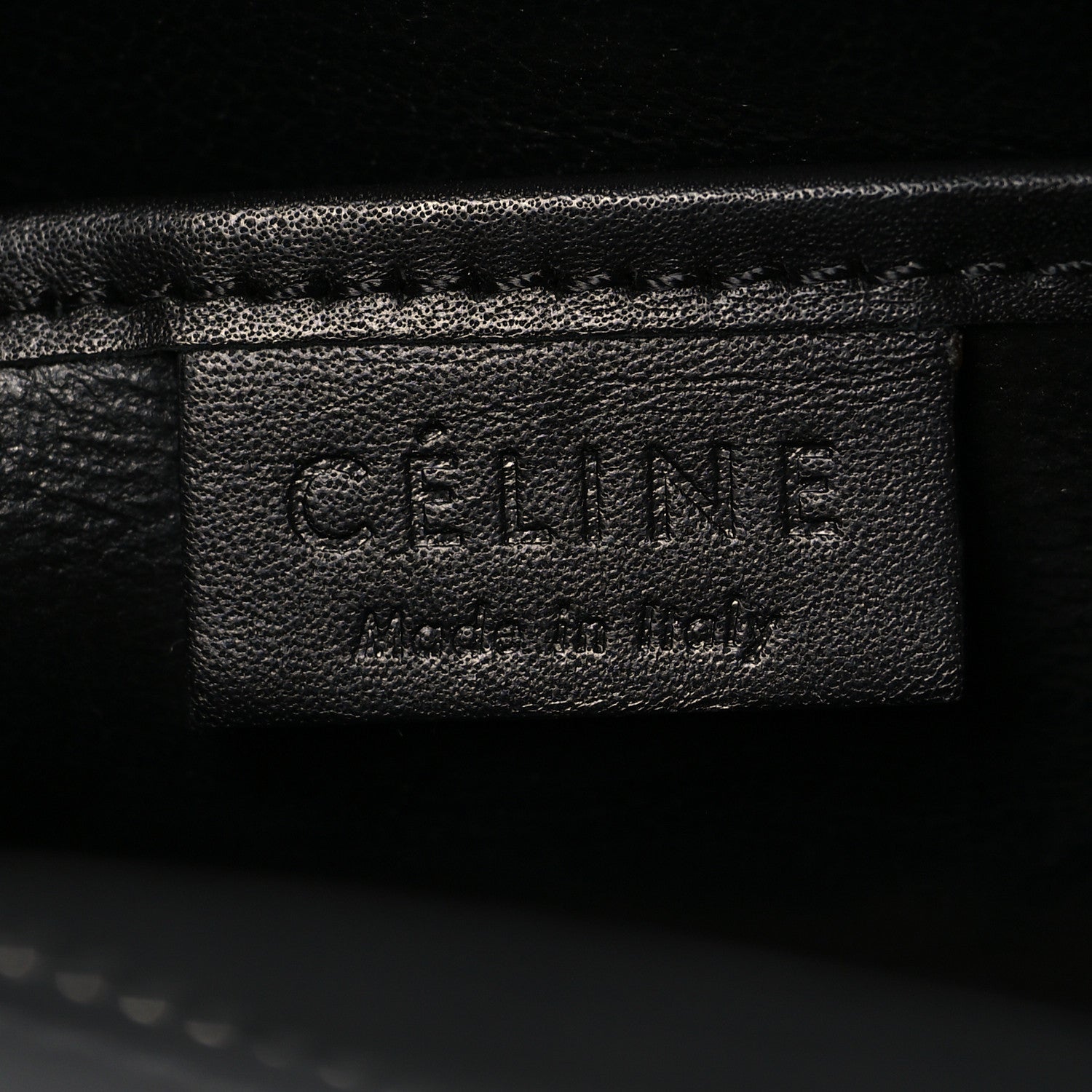 Celine Baby Grained Calfskin Nubuck Tri-color Nano Luggage Anthracite 6 of 10