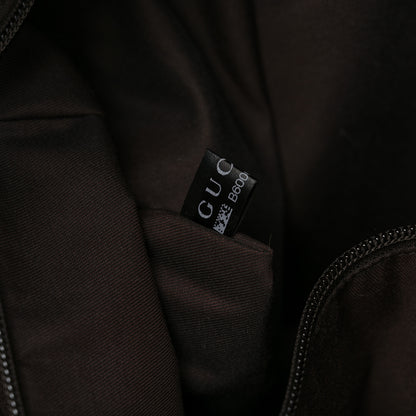 Gucci Nylon Monogram Extra Large Hobo Dark Brown 8 of 16